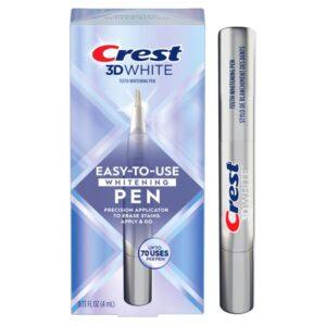 Crest 3DWhite Teeth Whitening Pen, Easy-to-Use, Conveniently Erases Surface Stains, Teeth Whitening Products