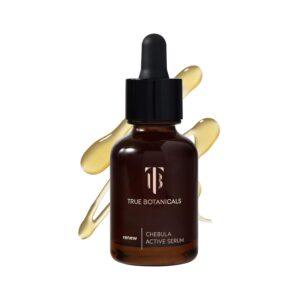 True Botanicals Chebula Active Serum | Optimizes Skins Collagen Levels | Anti-Aging Serum | Treats Fine Lines & Wrinkles | All Skin Types | Dermatologist Tested, All Natural, Vegan | 1 fl oz | 30 ml